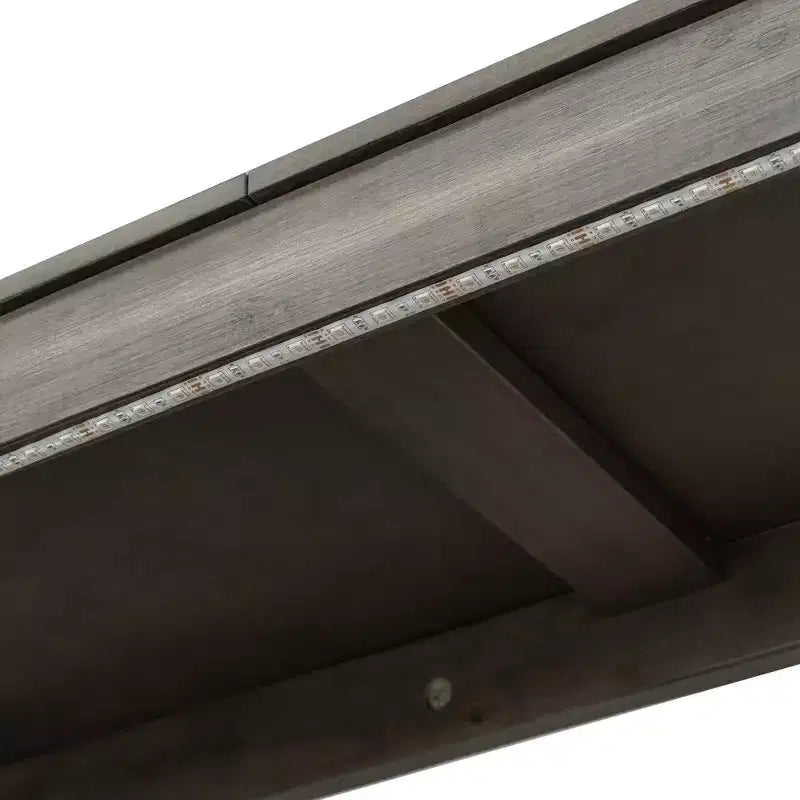 Murphy-Bett in Einzelbettgröße mit LED-Beleuchtung, lässt sich in einen Schrank einklappen, verstecktes Wandbett-Schrankbett für das Gästezimmer