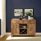 Credenza Crosley Roots con finitura naturale - 52 W x 18 D x 36 H