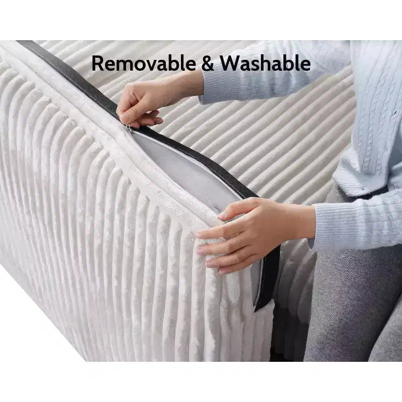 Sufan modulari sezzjonali tal-korduroj Dyonery b’għata li tinħasel