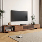 Moderner ausziehbarer und erweiterbarer TV-Schrank mit 4 Schubladen, für Fernseher bis 103 Zoll – 78,54 T × 15,74 B × 13,78 H