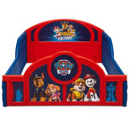 Пластмасово детско легло Delta Children Sleep and Play с прикрепени предпазни прегради - PAW Patrol