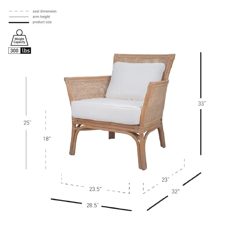 Tatum Rattan-Akzentsessel