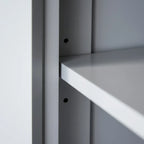 Keukenvoorraadkast van 72 inch, traditionele vrijstaande kast met 4 deuren en 3 verstelbare planken, grote centrale lade