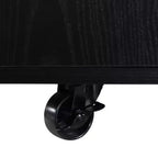 Multifunktionaler moderner Couchtisch mit Liftplatte, verborgenem Stauraum, 4 Hockern und Rollen – perfekt für moderne Wohnbereiche
