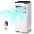 Costway draagbare airconditioner van 8000 BTU, 3-in-1-luchtkoeler met ventilator, ontvochtigings- en slaapmodus