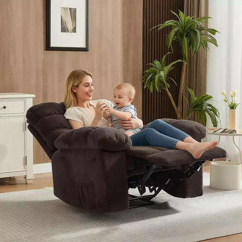 Ručni naslonjač, ergonomski naslonjač od prozračne tkanine s bočnim džepovima, jednokrevetna sofa, prikladna za dnevni boravak ili spavaću sobu