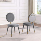 Set Morden Fort moderno e lussuoso composto da tavolo da pranzo rotondo e 4 sedie