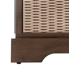 SAFAVIEH Fiorello 3-Drawer with Cushion Storage Bench - 47.3 W x 15 L x 19 H - 47Wx15Dx19H