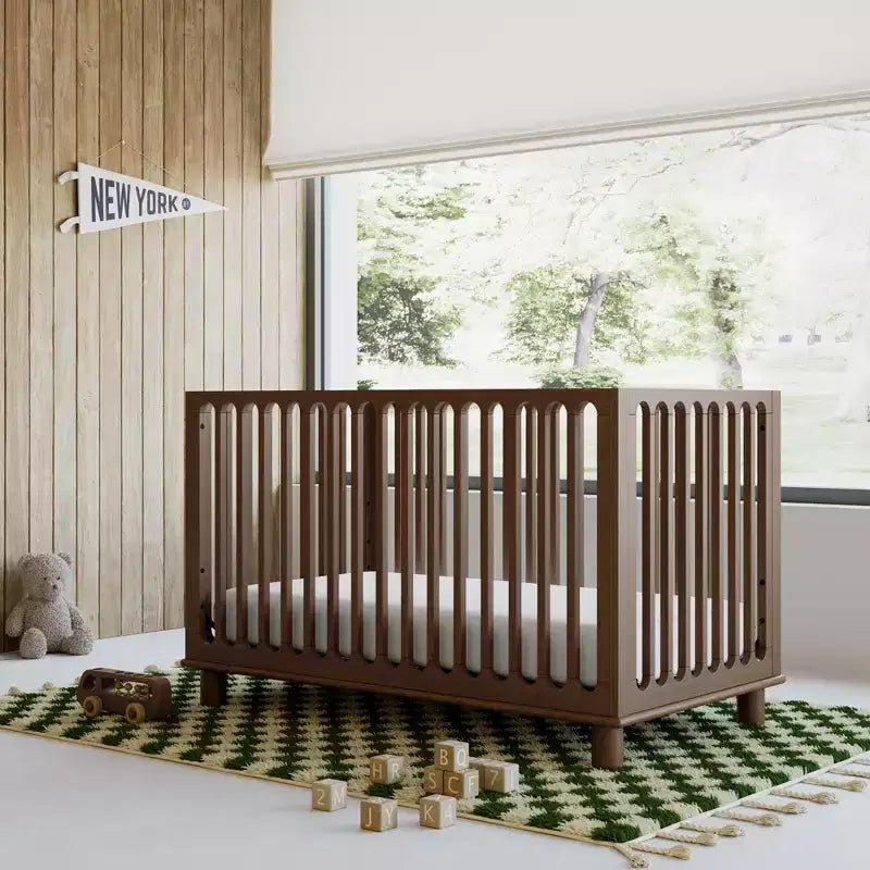 Storkcraft Sicily Deluxe 3-in-1-converteerbaar babybed met peuterbeveiligingshek