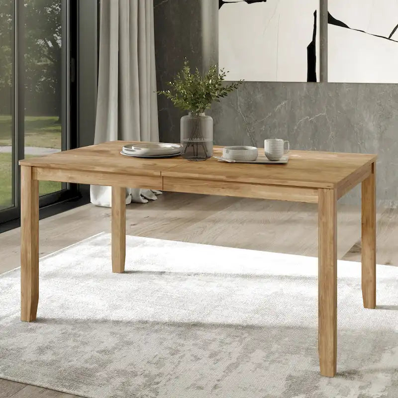 CraftPorch klassisches 7-teiliges Esszimmer-Set aus Holz