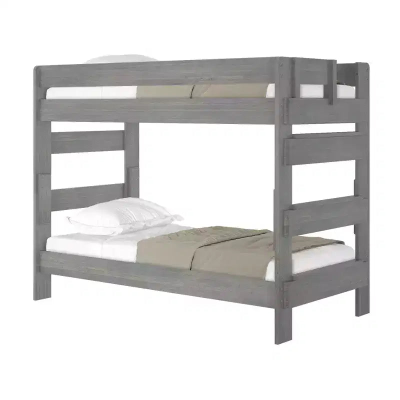 Plank+Beam Etagenbett aus Massivholz im Landhausstil, Twin über Twin, für Erwachsene