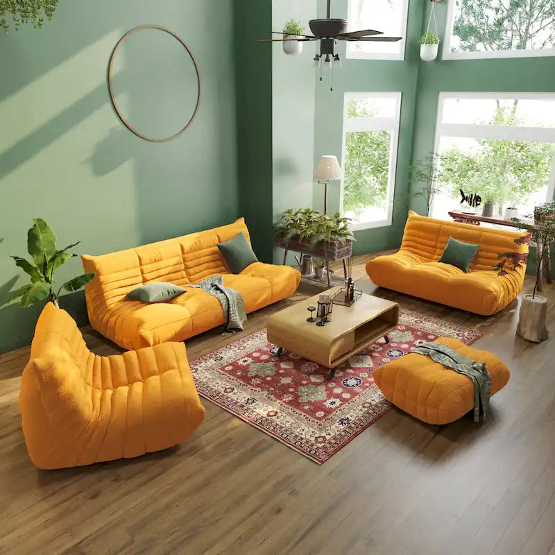 Weiches Bodensofa, bequemes Sitzsacksofa für das Wohnzimmer