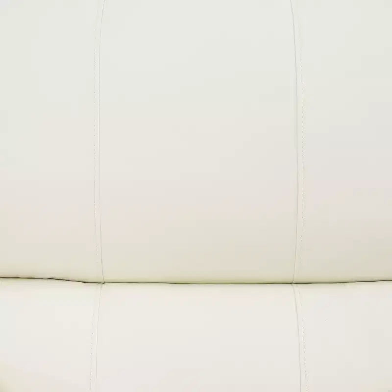 MAYEERTY električna ljubavna sofa s funkcijom nagiba, električna kožna fotelja za 2 osobe od prozračne kože s prostorom za pohranu i držačima za čaše za dnevni boravak, bijela