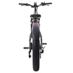 GOTRAX elektrische hybridefiets met dikke banden voor volwassenen, 26 inch, lage instap - Groen
