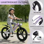 NAYSAYE mountainbike voor kinderen van 20 inch met 7 versnellingen en frame van magnesiumlegering, voor jongens en meisjes van 8-12 jaar, 57.09*21.65*29.92