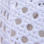 LeisureMod hängender Doppelsitz-Eierstuhl mit Gestell – Outdoor-/Indoor-Hängesessel aus Rattan-Geflecht für Terrasse, Schaukel und Hängeliege mit Polstern