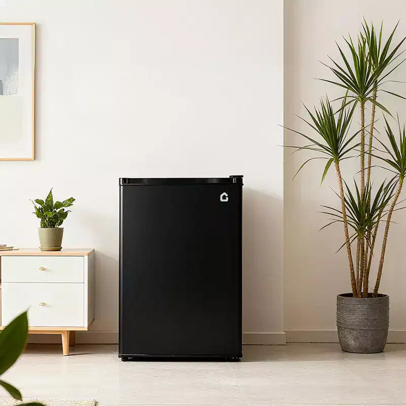 Mini-Kühlschrank mit Gefrierfach, 4,5 Cu.Ft., Kompaktkühlschrank mit reversibler Tür, verstellbarem Thermostat und energieeffizientem Betrieb, kleiner Kühlschrank