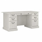 Bush Furniture Saratoga directiebureau met laden en opbergruimte
