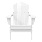 Polytrends Laguna Adirondack stolica za vanjsku terasu, otporna na izbljeđivanje i sve vremenske uvjete, sklopiva
