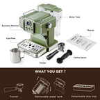 Espresso Coffee Machine with Milk Frother Steam