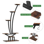 Indoor Plant Stand, 6-Tier Flower Rack for Home Garden- Set of 2