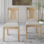 CraftPorch klassisches 7-teiliges Esszimmer-Set aus Holz