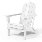 Polytrends Laguna Adirondack stolica za vanjsku terasu, otporna na izbljeđivanje i sve vremenske uvjete, sklopiva