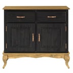 Groene houten buffetkast