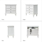 Comodino Giorgio con 3 cassetti e prese integrate, set da 2|HULALA HOME