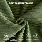 5-in-1-Schlafsofa, 78,8 Zoll, modulares Corduroy-Schlafsofa mit stabilem Rahmen, vielseitiger Futon für kleine Räume, Wohnzimmer und Gästezimmer