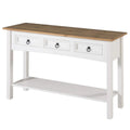 Houten haltafel, consoletafel met 3 laden Corona | Furniture Dash - N.v.t.