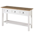Houten haltafel, consoletafel met 3 laden Corona | Furniture Dash - N.v.t.