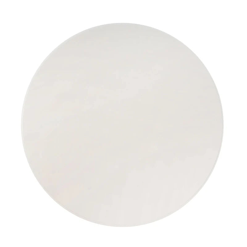 Ronde tafel met massief houten voet