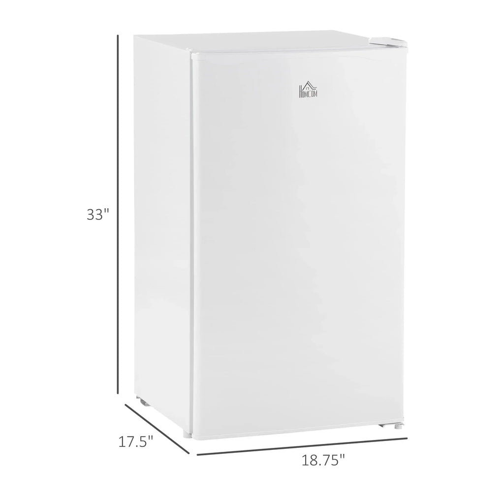 Mini hladnjak zapremine 3.2 Cu.Ft s ledenicom, kompaktni hladnjak s jednim vratima i podesivim termostatom za spavaću sobu