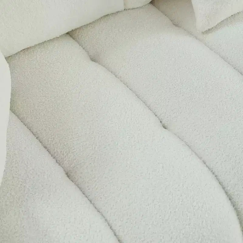 Sufan modern GDFStudio Alanna 79.5 miksi b’drapp Teddy għal 3 persuni b’imħaded