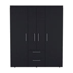 Bariloche Kleiderschrank mit Kleiderstangen, Regalen und 2 Schubladen