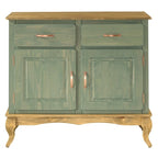 Groene houten buffetkast