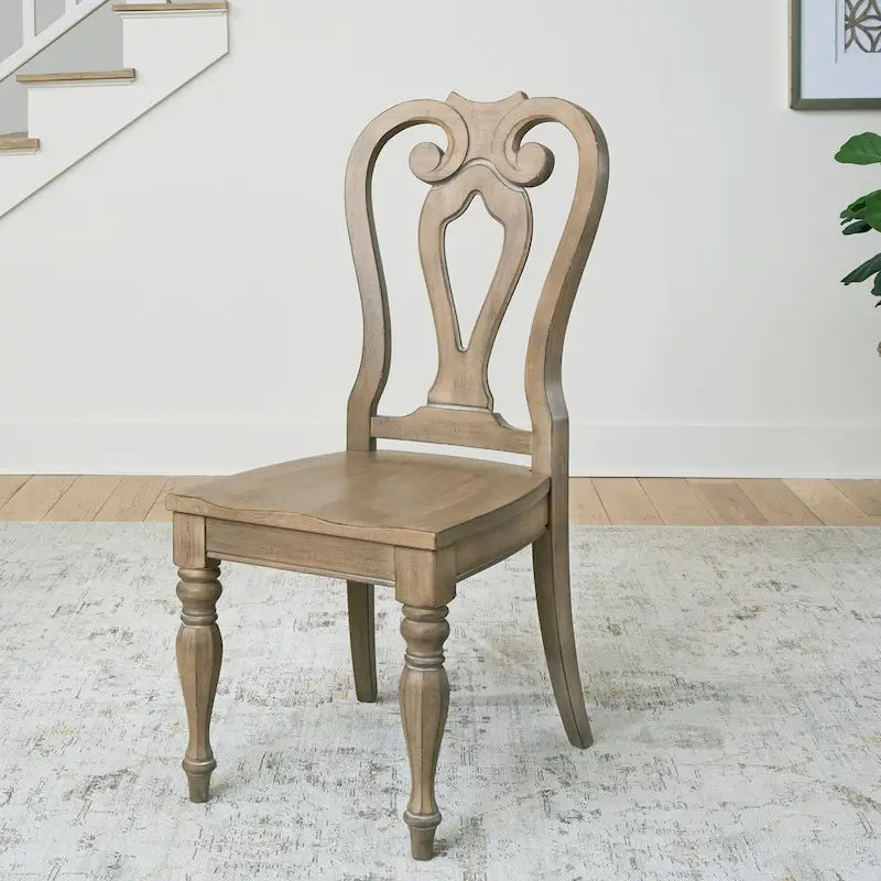 Magnolia Manor Seitenstuhl mit Splat-Rückenlehne (2er-Set)