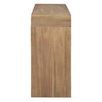 Whisen Rustic Console Table Entryway Table Side Table with Fluted Drawer Front