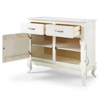 Groene houten buffetkast