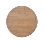 Ronde tafel met massief houten voet