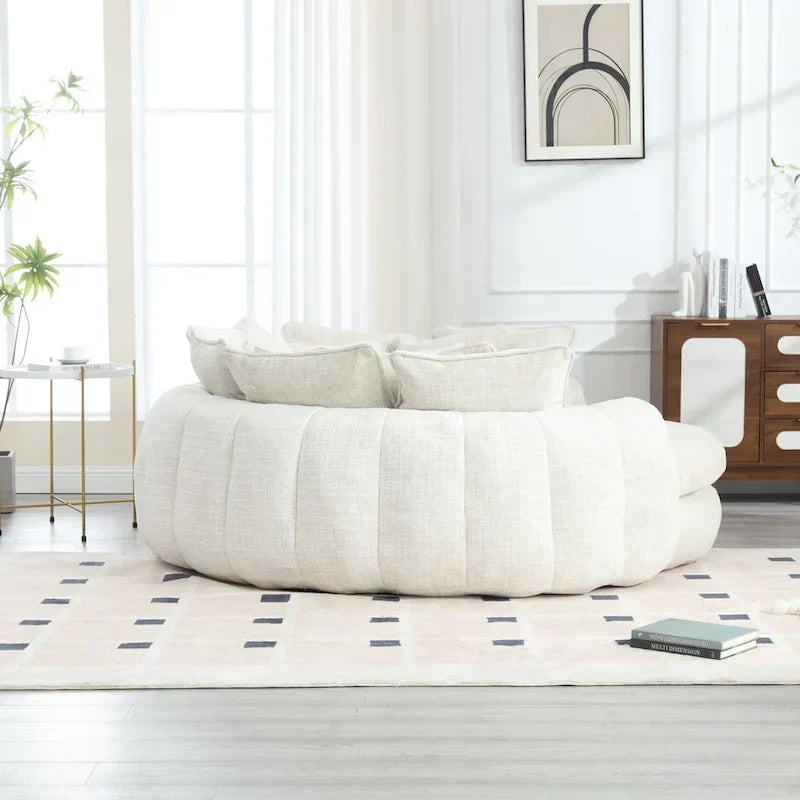 Comodo divano letto matrimoniale a panetto, divano letto oversize con braccioli