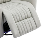 Poltrona reclinabile elettrica multifunzionale girevole a 270° per home theater