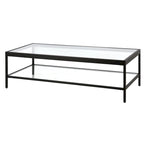 Alexis Metal and Glass Coffee Table