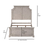 Palisade 5-teiliges Schlafzimmer-Set in Antikweiß