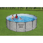 Bestway Steel Pro MAX Round Above Ground Swimming Pool with Pump & Cover
