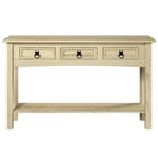 Houten haltafel, consoletafel met 3 laden Corona | Furniture Dash - N.v.t.