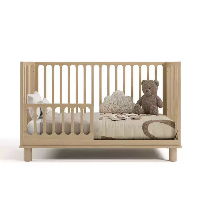 Storkcraft Sicily Deluxe 3-in-1-converteerbaar babybed met peuterbeveiligingshek