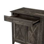 Key West Secretary Desk with Storage Cabinet by Bush Furniture
