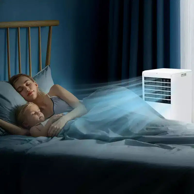 Prijenosni klima-uređaj snage 8K BTU - 3-u-1 hlađenje, odvlaživač i ventilator za 350 četvornih stopa s noćnim načinom rada i jednogodišnjim jamstvom
